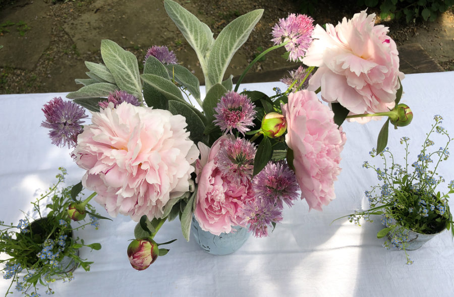 Summer Entertaining Tablescape from Life's Patina at Willowbrook Farm in Malvern Pennsylvania