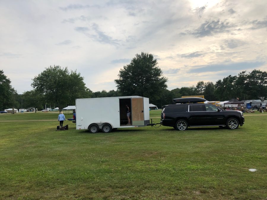 Loading up the van, The Life's Patina team visits the Brimfield Antique Show
