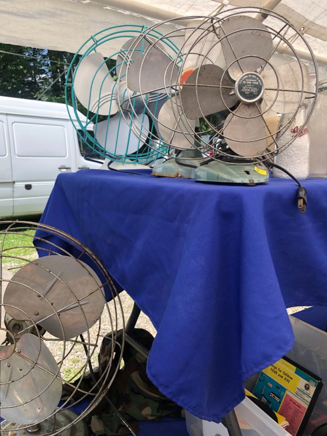 vintage fans, The Life's Patina team visits the Brimfield Antique Show